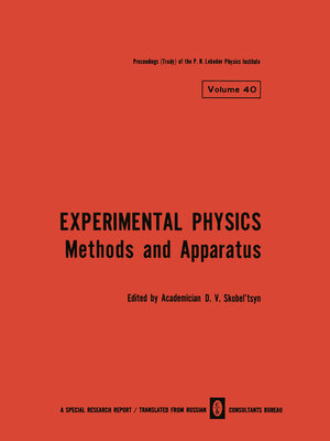 cover image of Experimental Physics